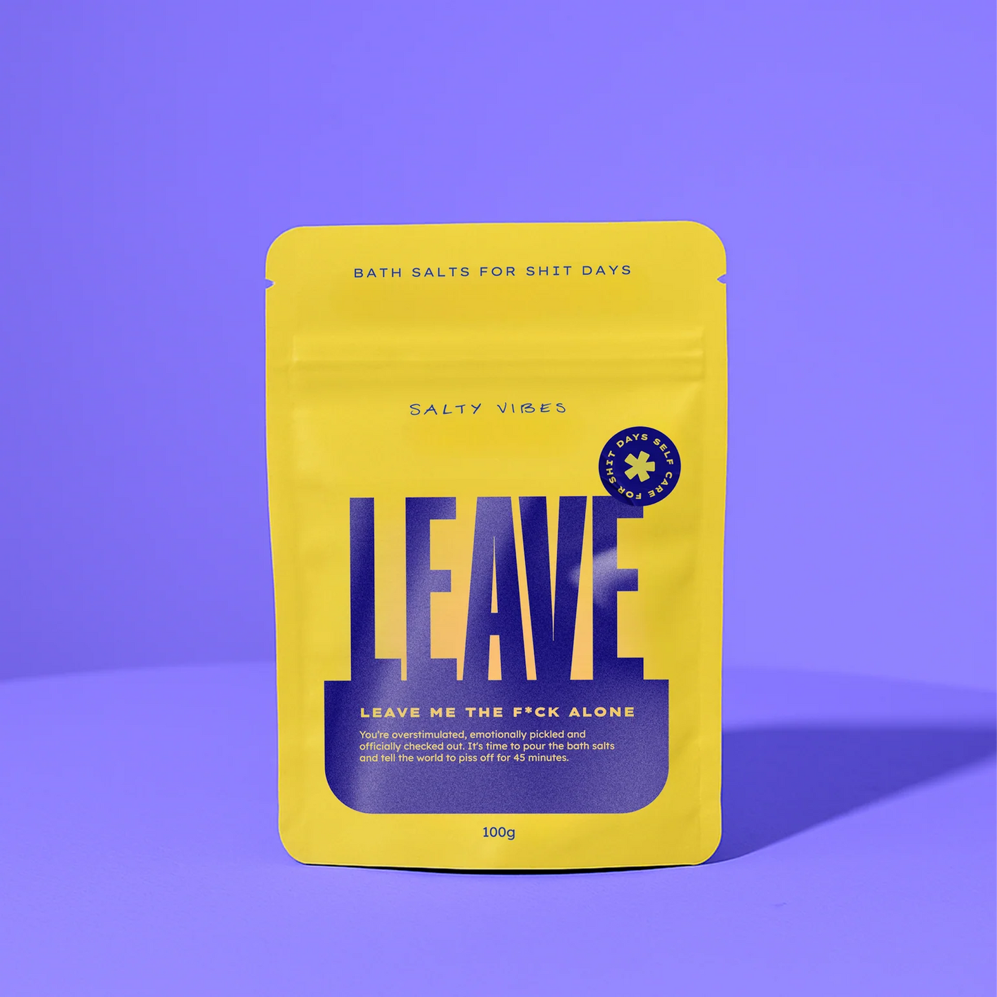 Salty Vibes Co - LEAVE (me the fuck alone) bath salts