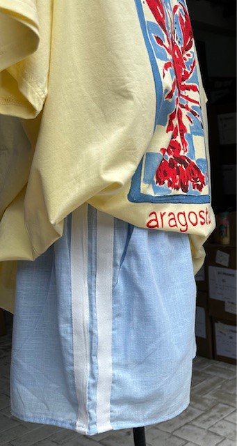 Ivy Tee Shirt & Shorts Set - Capri Aragosta Lobster | By Frankie