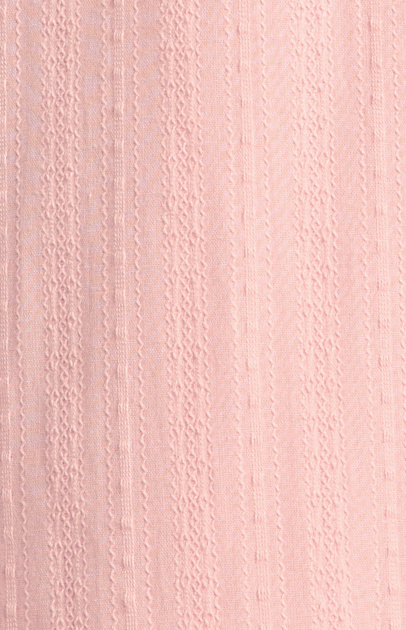 Khaya Lace Up Back Detail Embroidered Cotton Maxi Dress - Pink