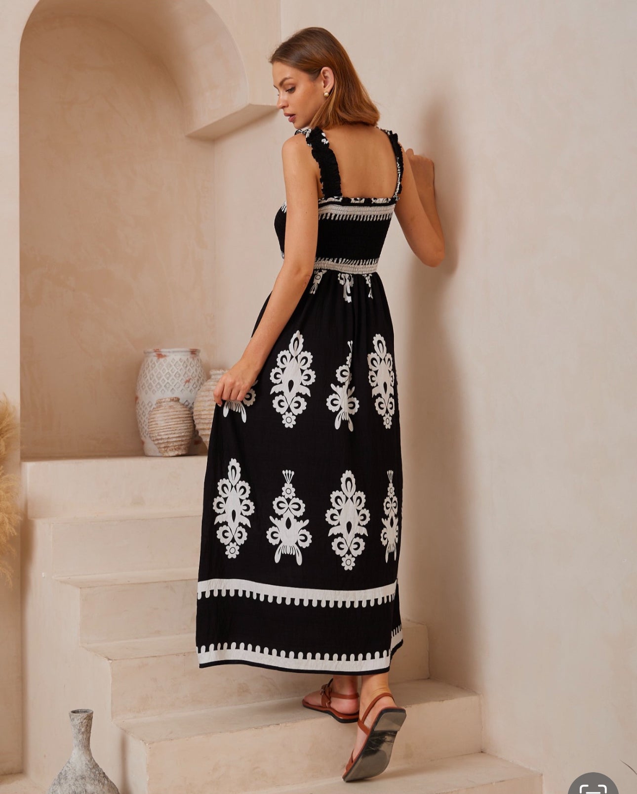 Camilla Sleeveless Maxi Dress - Black