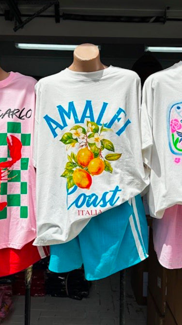 Ivy By Frankie Tee Shirt & Shorts Set - Amalfi Coast Blue