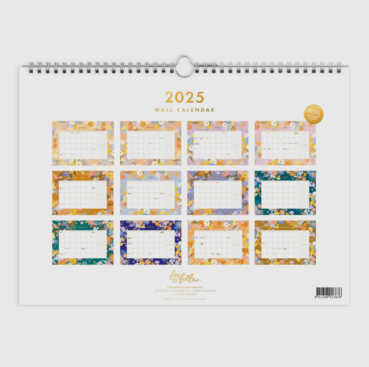2025 Aesthetica Wall Calendar | Fox & Fallow