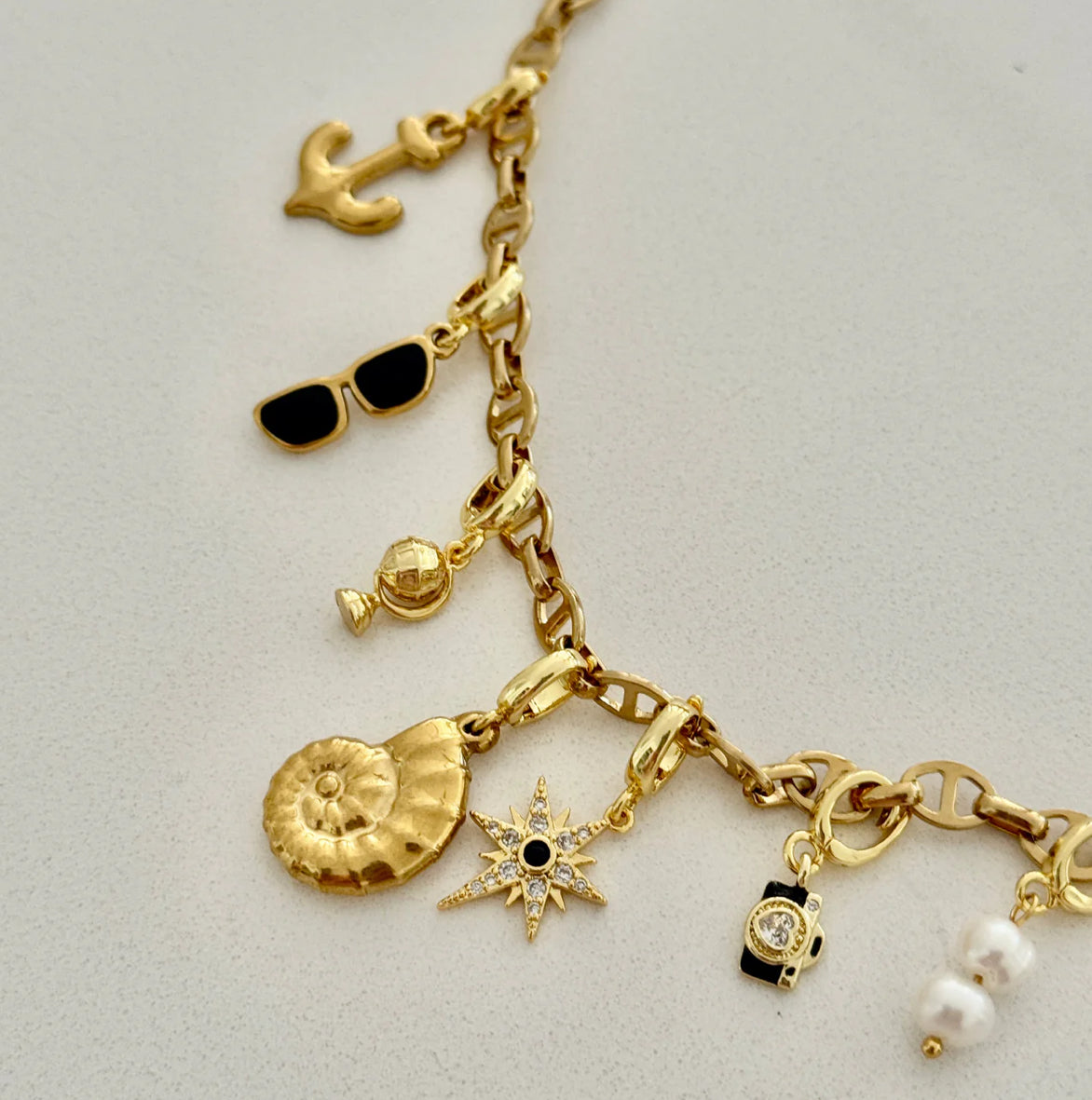 Bon Voage Charm Necklace | Sun Soul