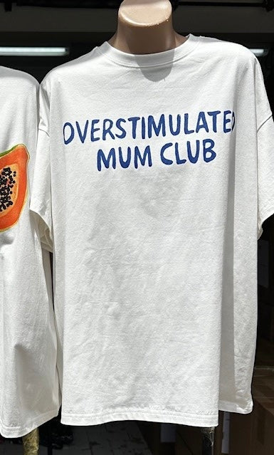 Mya Frankie Oversized Tee T-Shirt - Overstimulated Mum Club