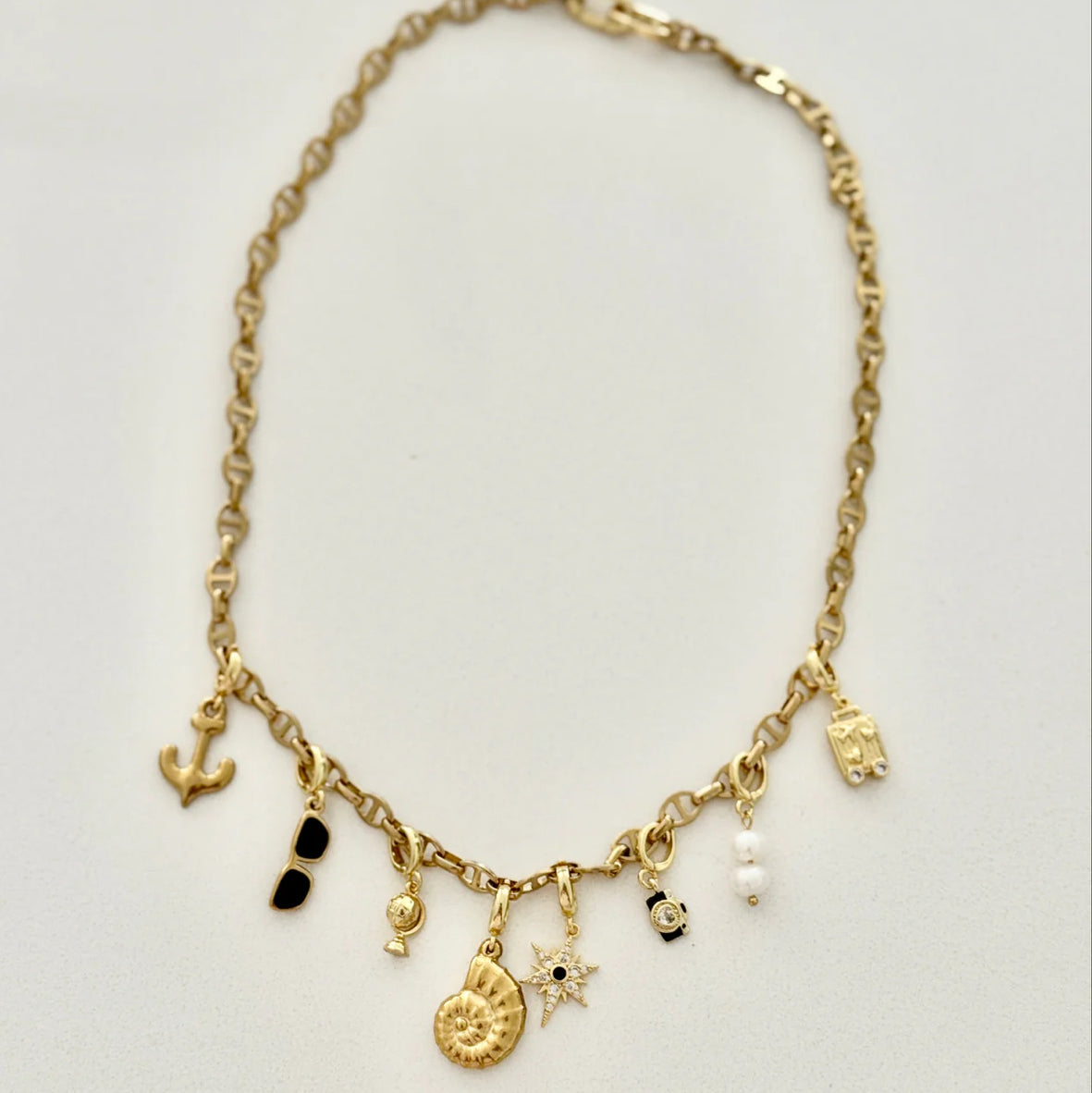 Bon Voage Charm Necklace | Sun Soul