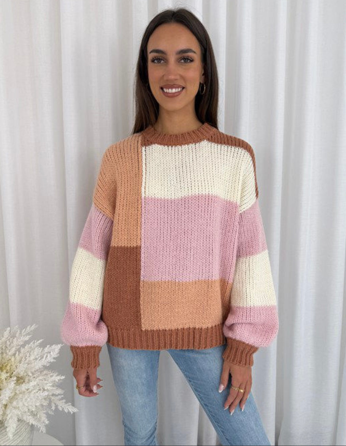 Zara Knit Jumper - Neapolitan
