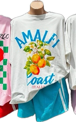 Ivy By Frankie Tee Shirt & Shorts Set - Amalfi Coast Blue