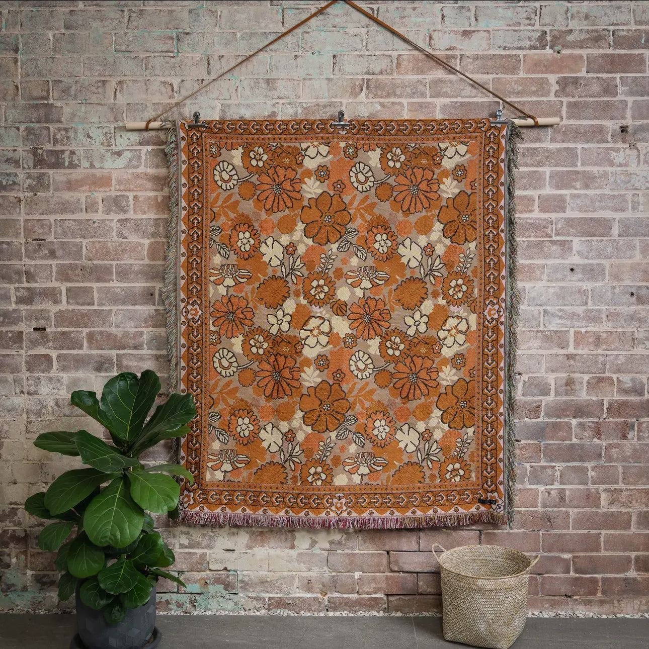 HENDEER - 'Penny Lane' Woven Picnic Rug/Throw - Large