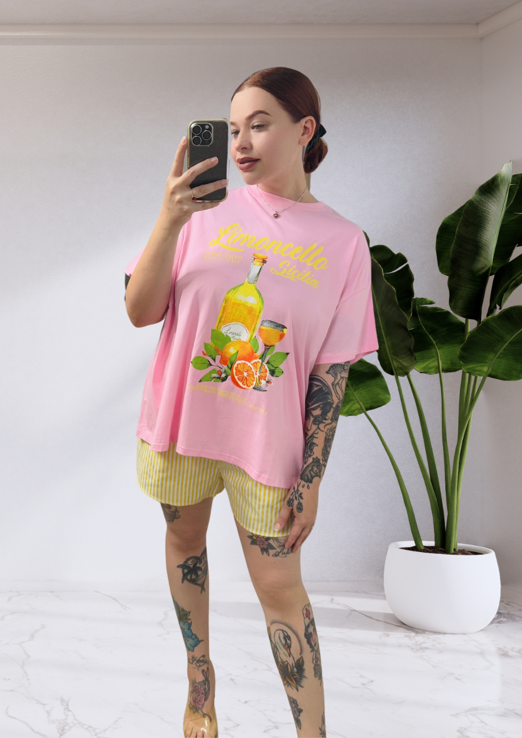Ivy Tee T-Shirt & Shorts Set - LIMONCELLO | By Frankie