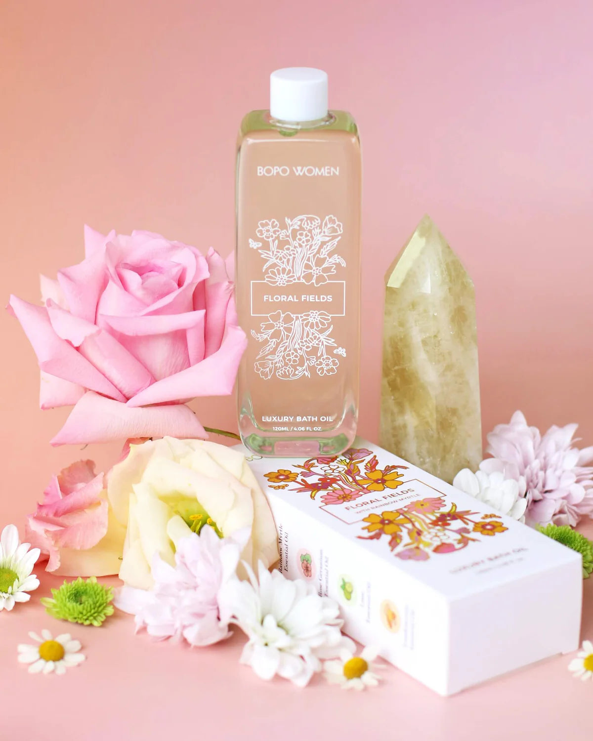 Floral Fields Luxury Bath Oil 120ml | BOPO