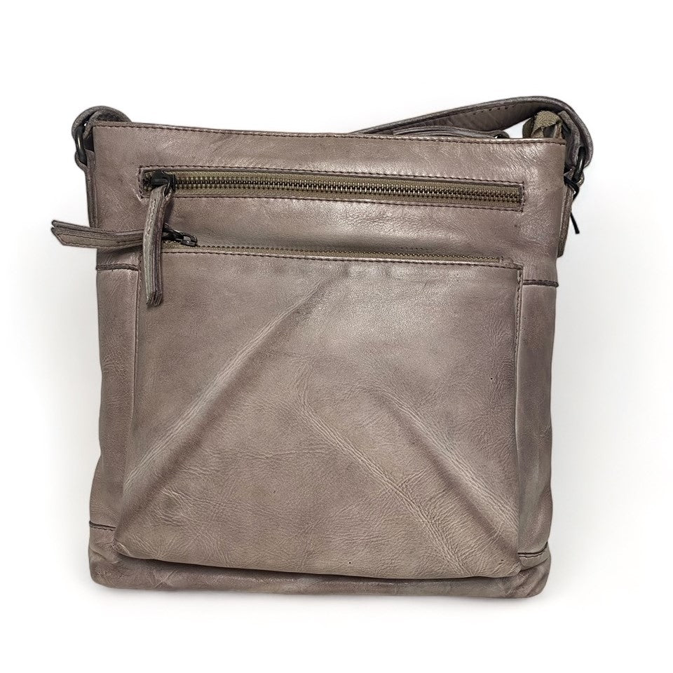 Alabama Leather Cross Body bag - Lilac | Rugged Hide