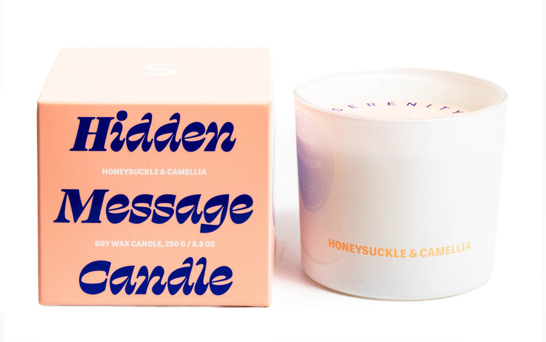 HONEYSUCKLE & CAMELLIA 250G CANDLE | HIDDEN MESSAGE