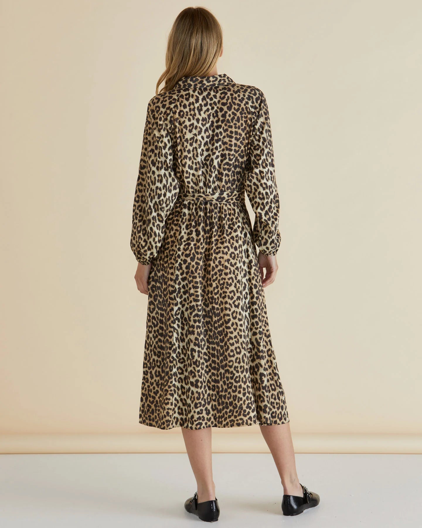 Lisa Leopard Shirt Dress - Leopard Print