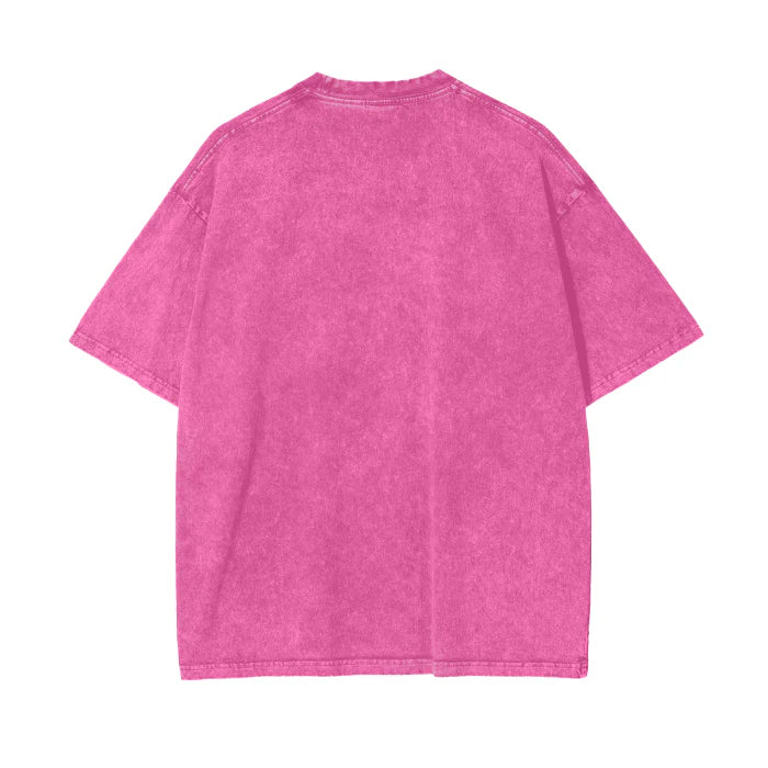 MAKU Mermaid La Sirene Oversized Tee Shirt - Pink