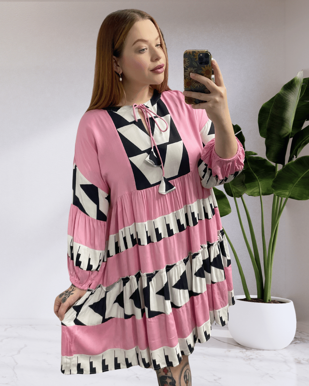 Keily By Joop & Gypsy Mini Dress - Pink