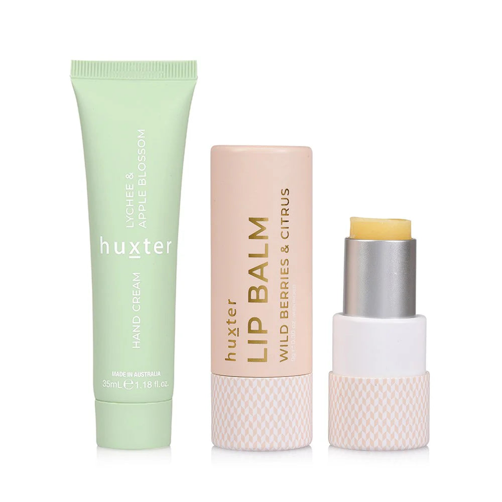 Lip Balm & Hand Cream Duo Gift Set | HUXTER