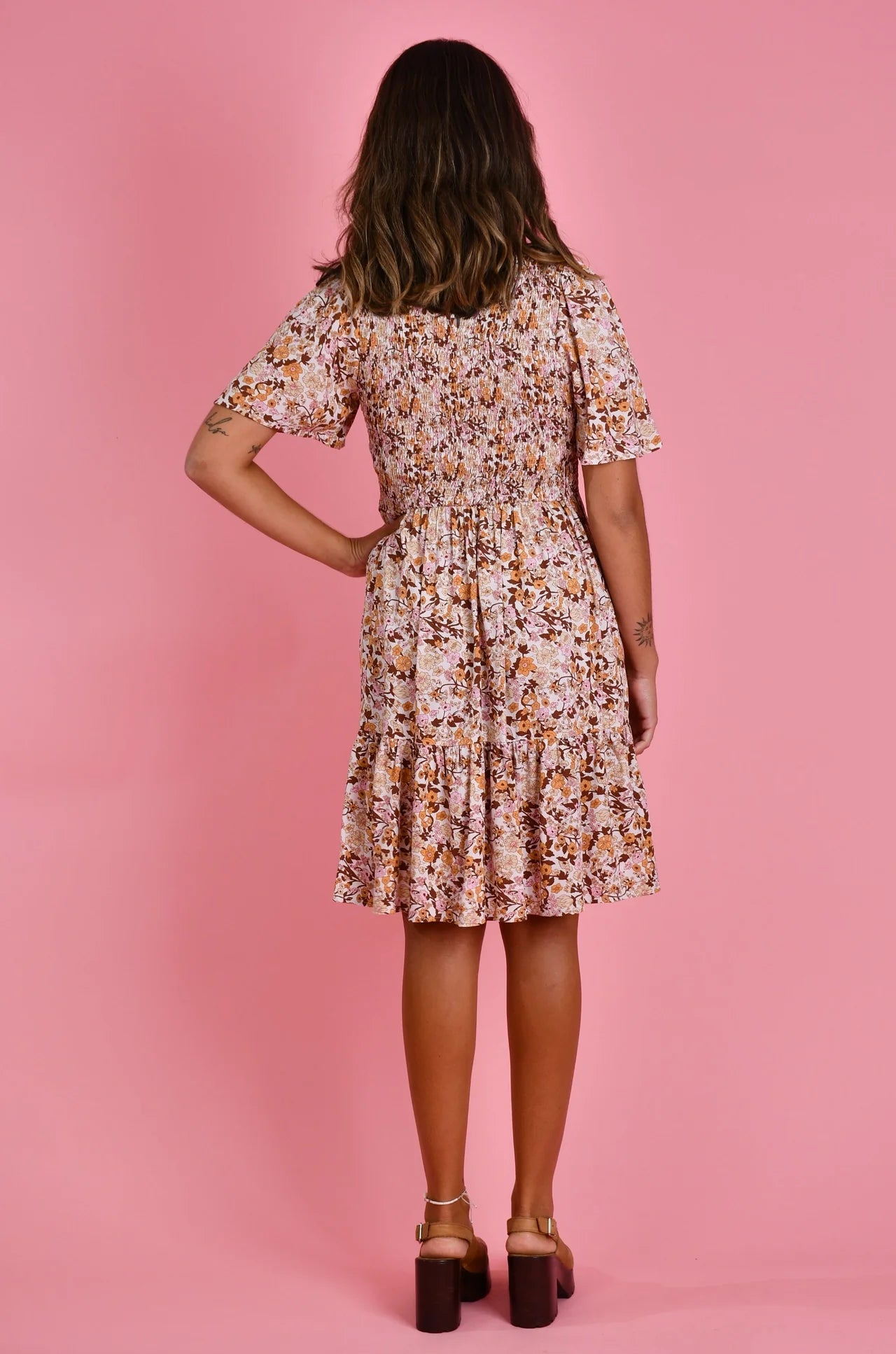 Shakira TEA PARTY MINI DRESS - VINTAGE BLOOM