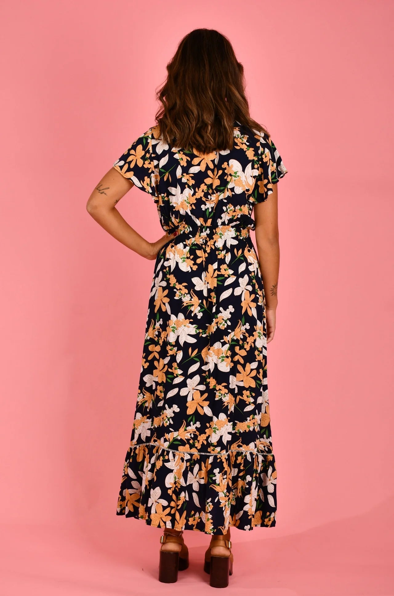 GIGI BOHO MAXI DRESS - PARISIAN NIGHT