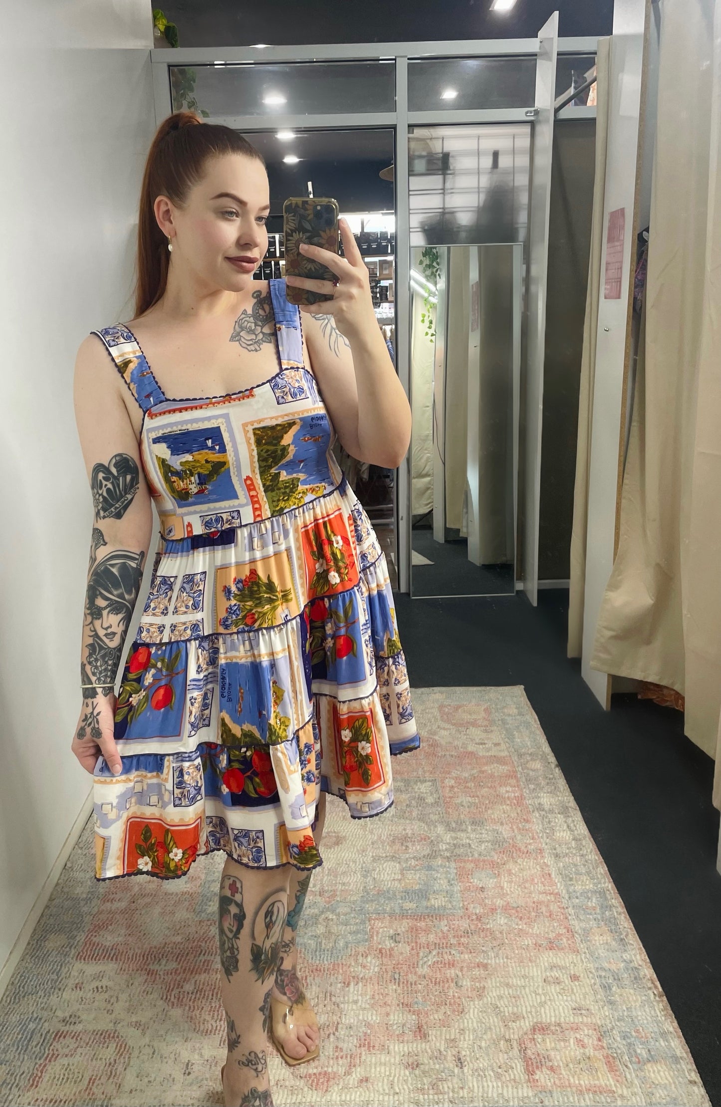 Isabella Sleeveless Mini Dress - Greek