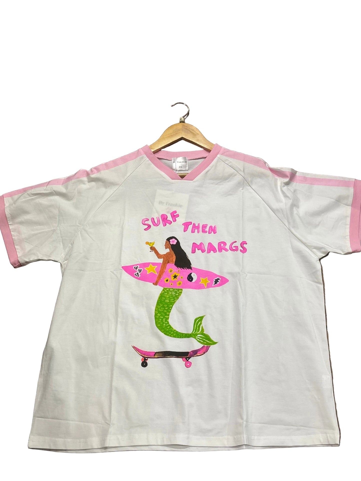 Jersey Oversized T-Shirt Surf Then Margs