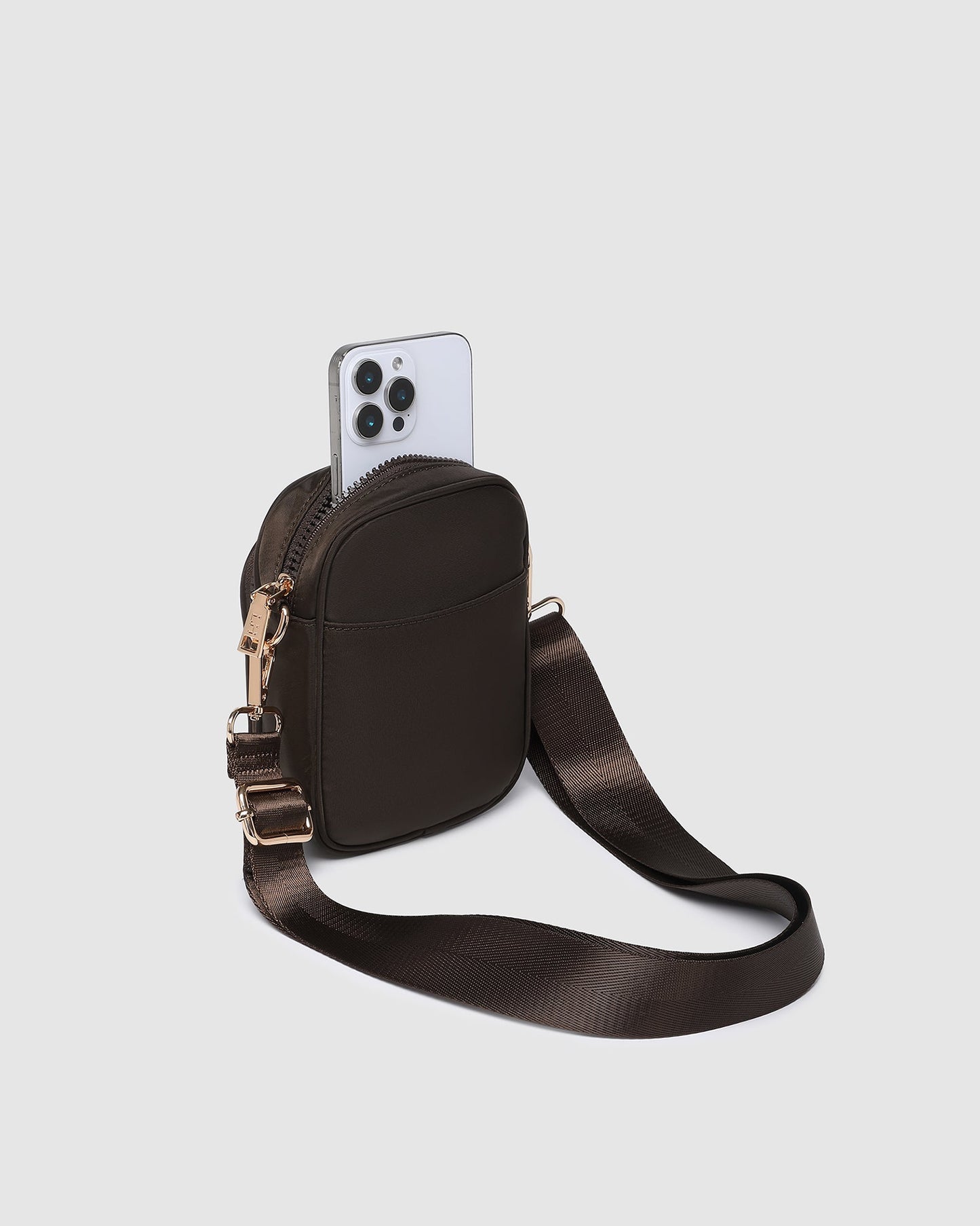 Lyla Phone Bag - Chocolate