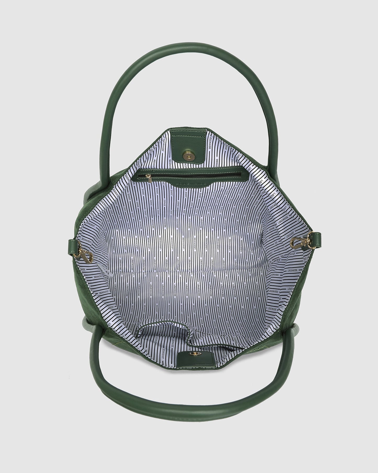 Sutton Suedette Shoulder Bag | LOUENHIDE
