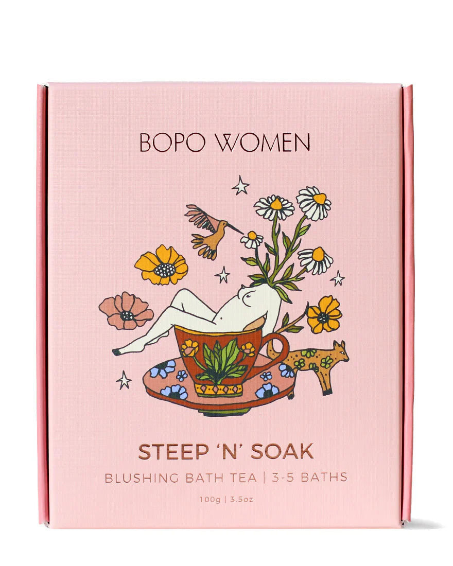 Blushing Bath Tea - Steep n Soak - 120g | BOPO
