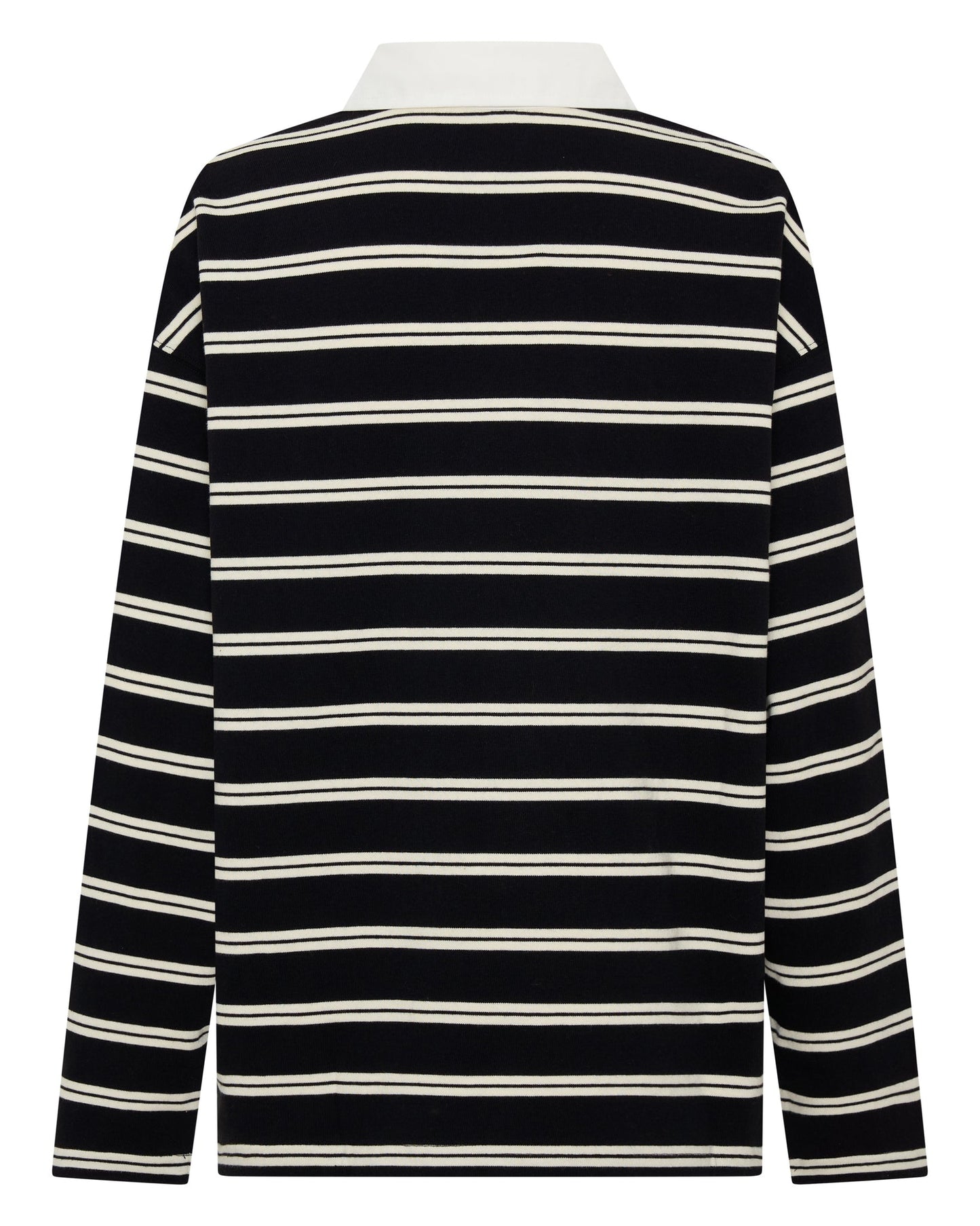 Dylan Rugby Polo black & white stripe