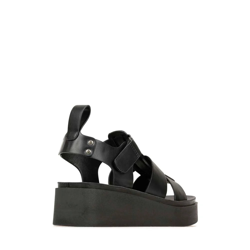 PASIS SANDAL SHOES BLACK | LOS CABOS