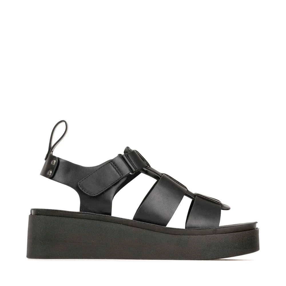 PASIS SANDAL SHOES BLACK | LOS CABOS