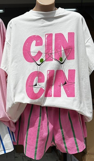 Ivy By Frankie Tee Shirt & Shorts Set - Cin Cin