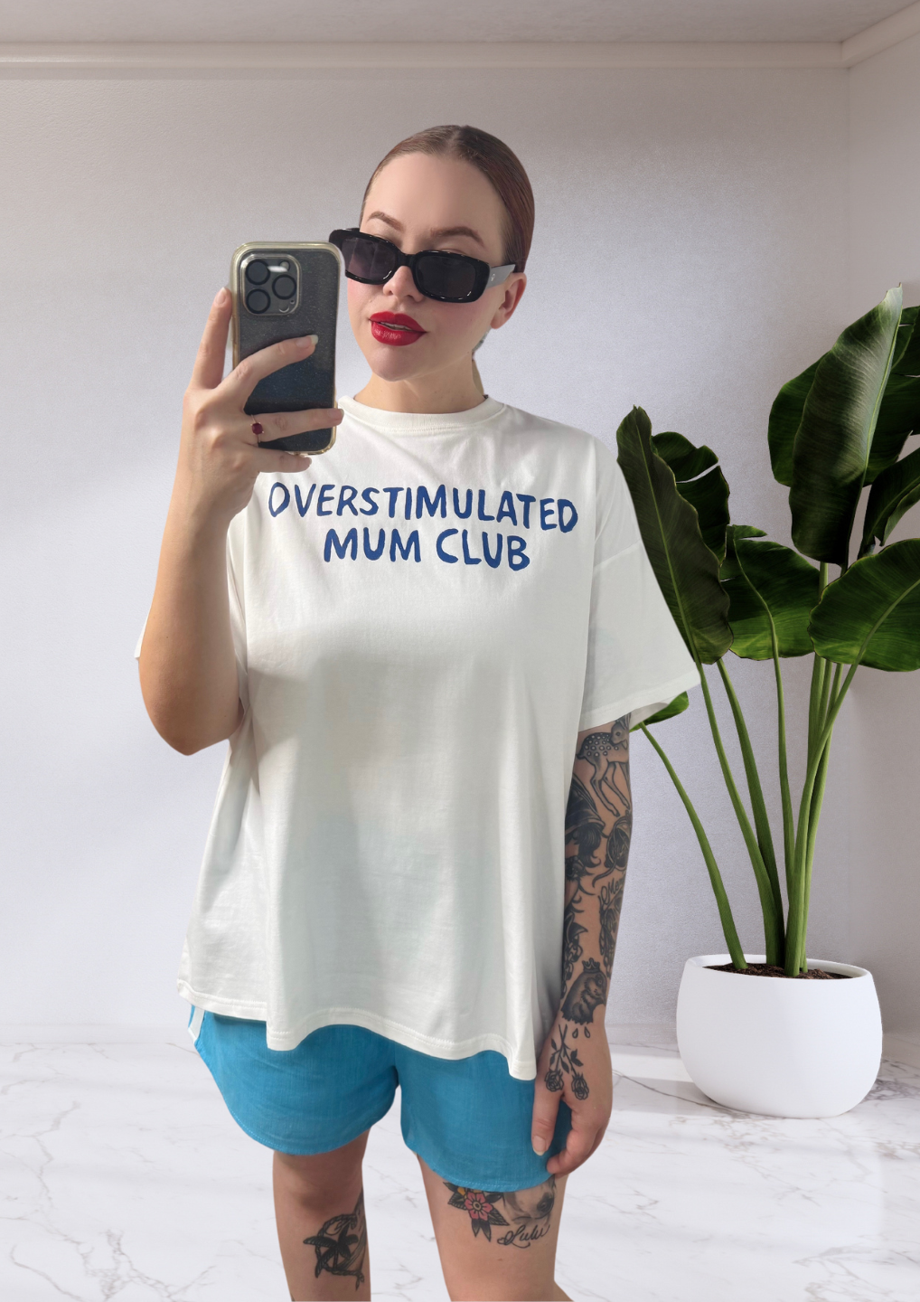 Mya Frankie Oversized Tee T-Shirt - Overstimulated Mum Club