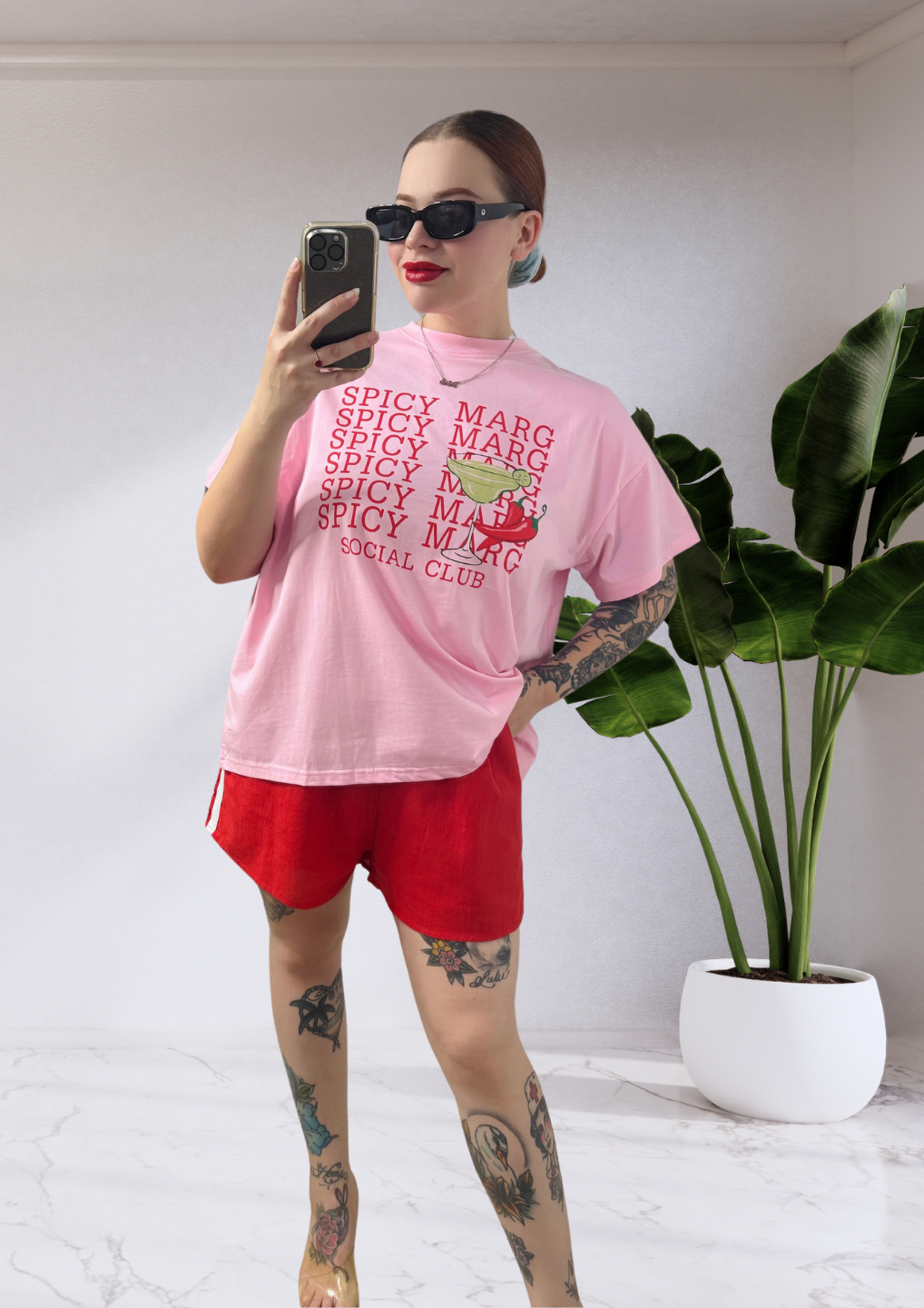 Ivy Tee Shirt & Shorts Set - Spicy Marg Social Club | By Frankie