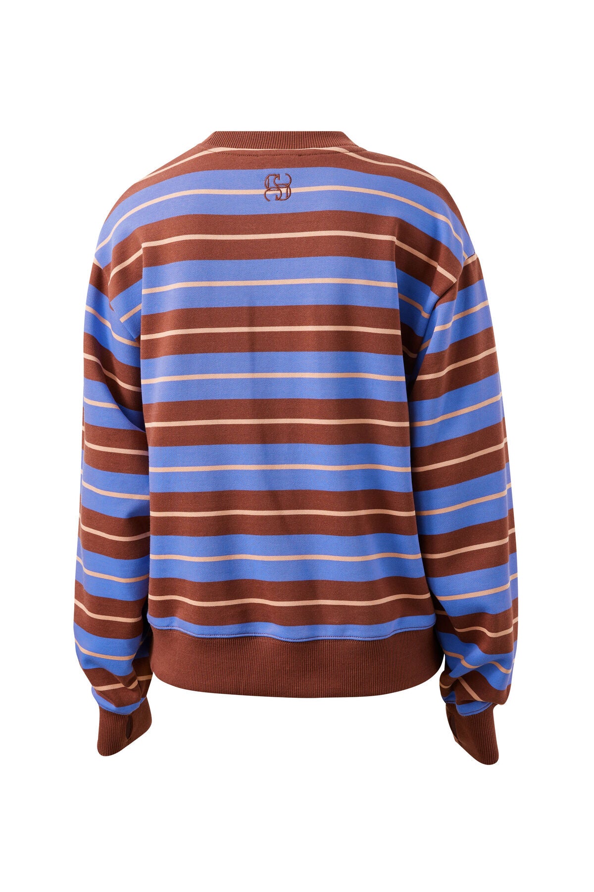 Romy Crew Jumper - Blue Clay Stripe