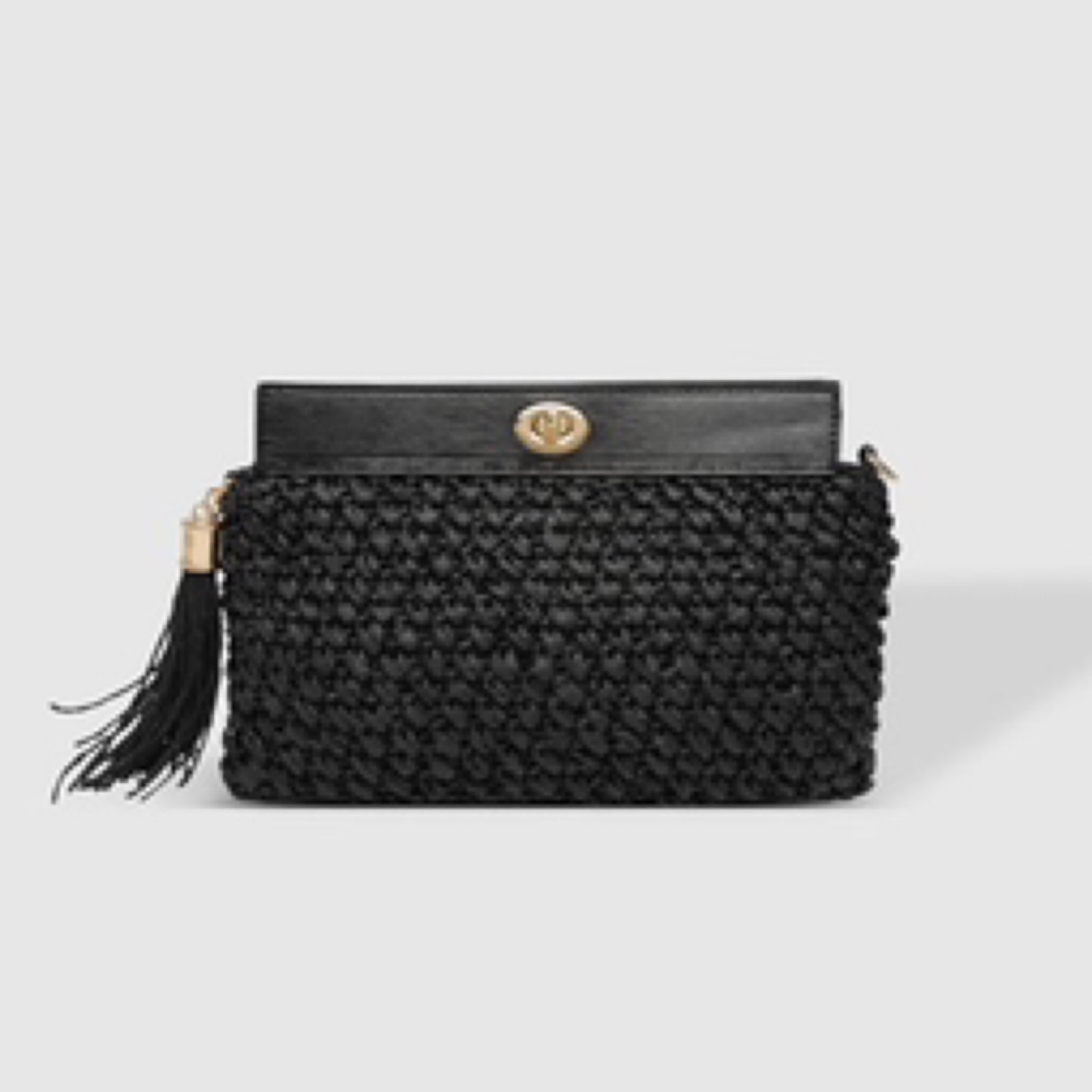 Fern Raffia Clutch | LOUENHIDE