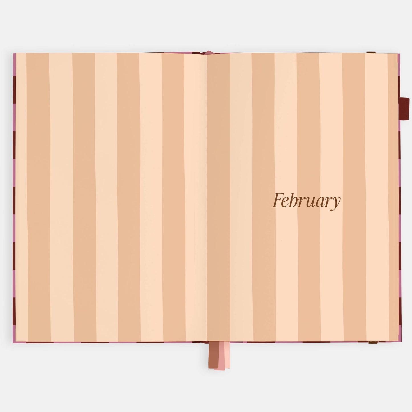 Fox & Fallow - 2026 Cherry Check A5 Horizontal Planner