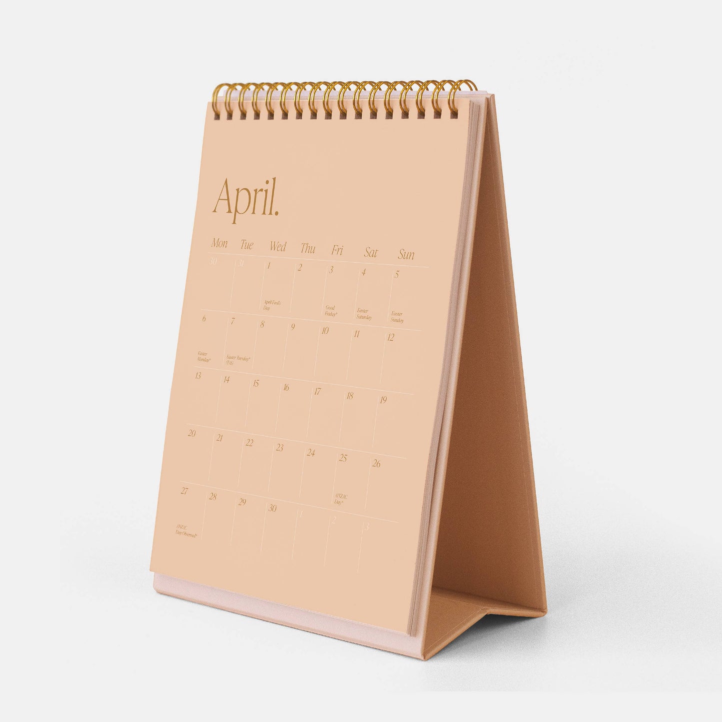 Fox & Fallow - 2026 Minimal Desk Calendar