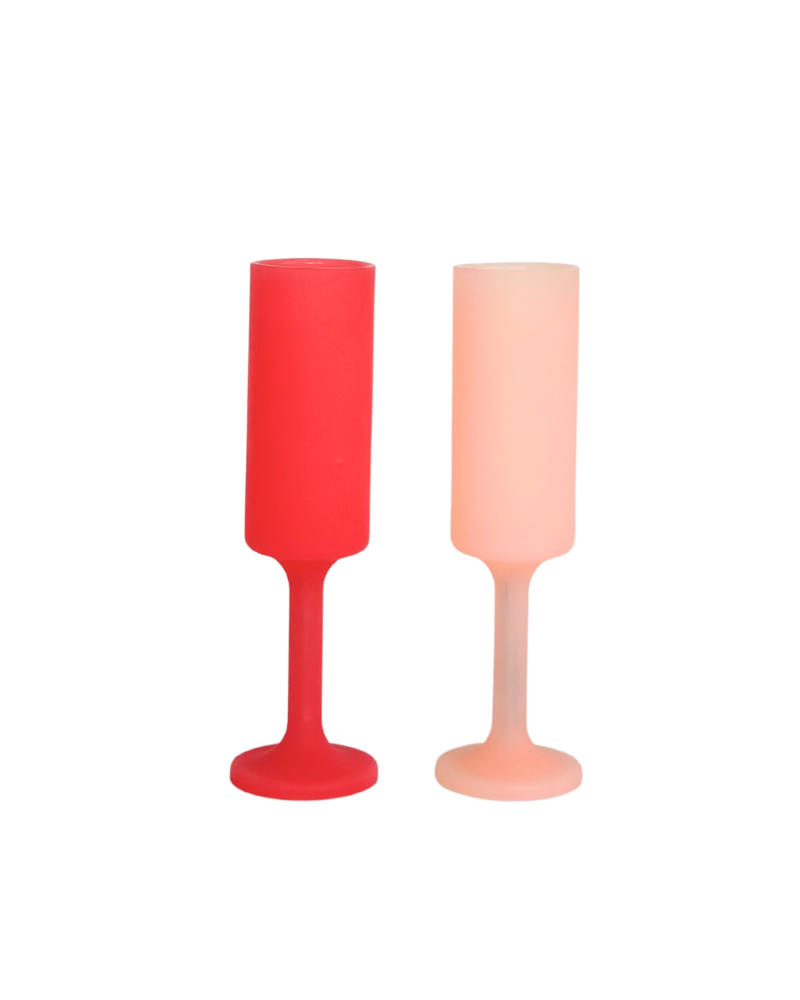 Porter Green - Cherry + Blush | Seff | Silicone Unbreakable Champagne Flute