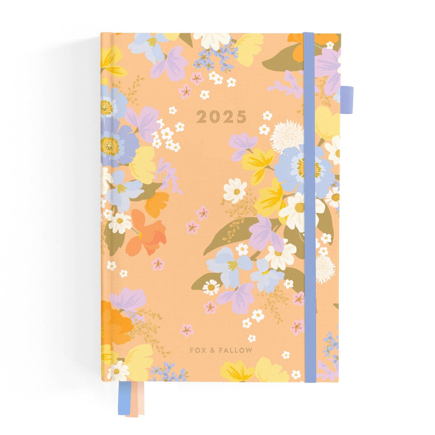 2025 Vertical Planner - Botanika Peach | Fox & Fallow