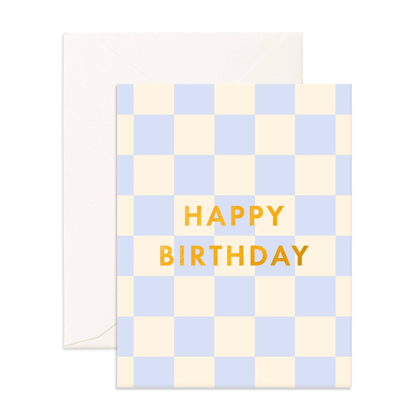 Fox & Fallow - Birthday Powder Check Greeting Card