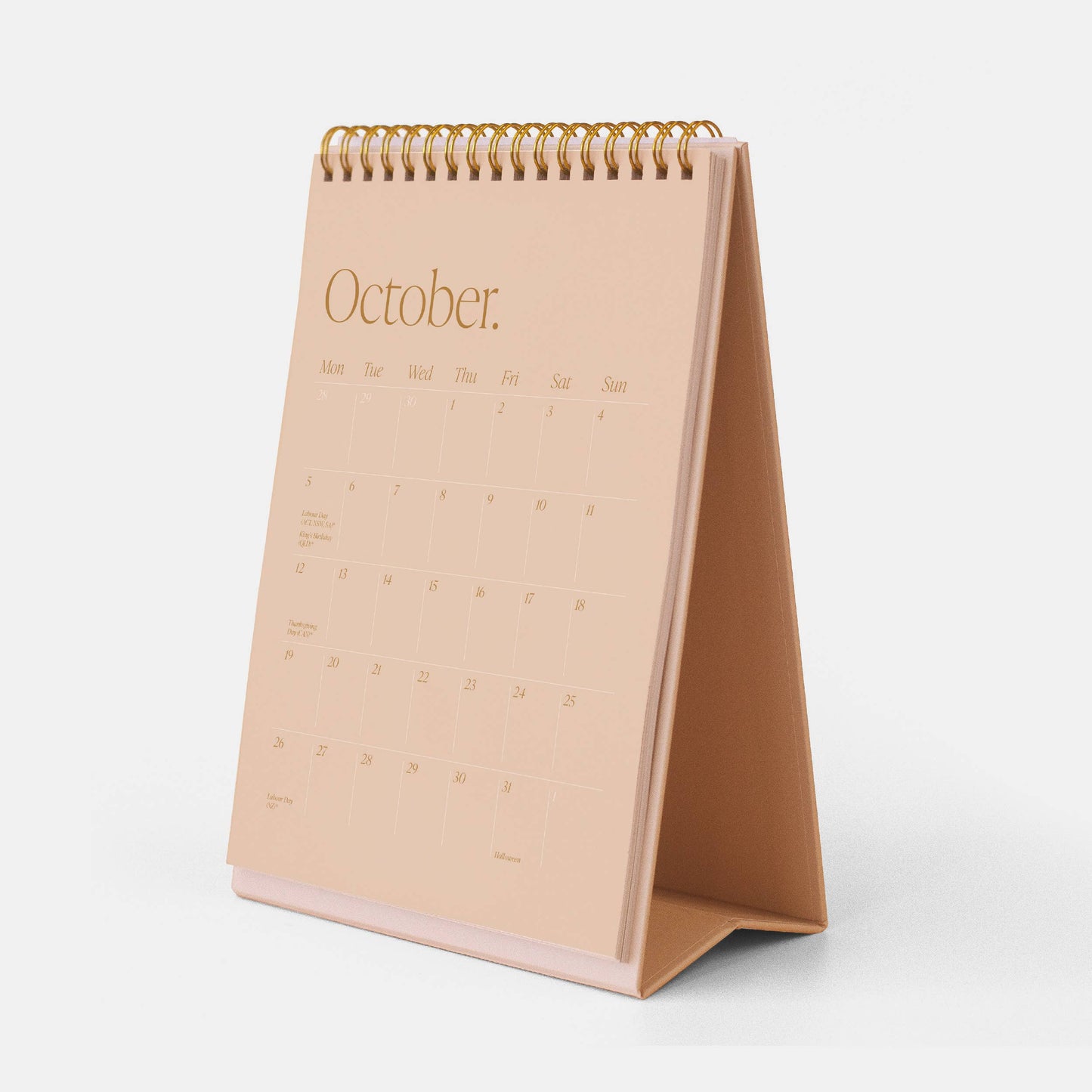 Fox & Fallow - 2026 Minimal Desk Calendar