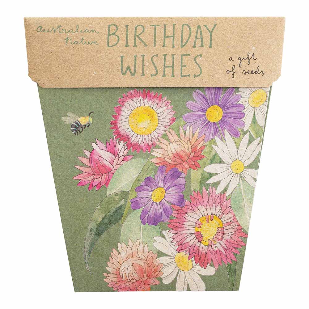 Sow 'n Sow - Birthday Wishes Gift of Seeds (Australia Only)