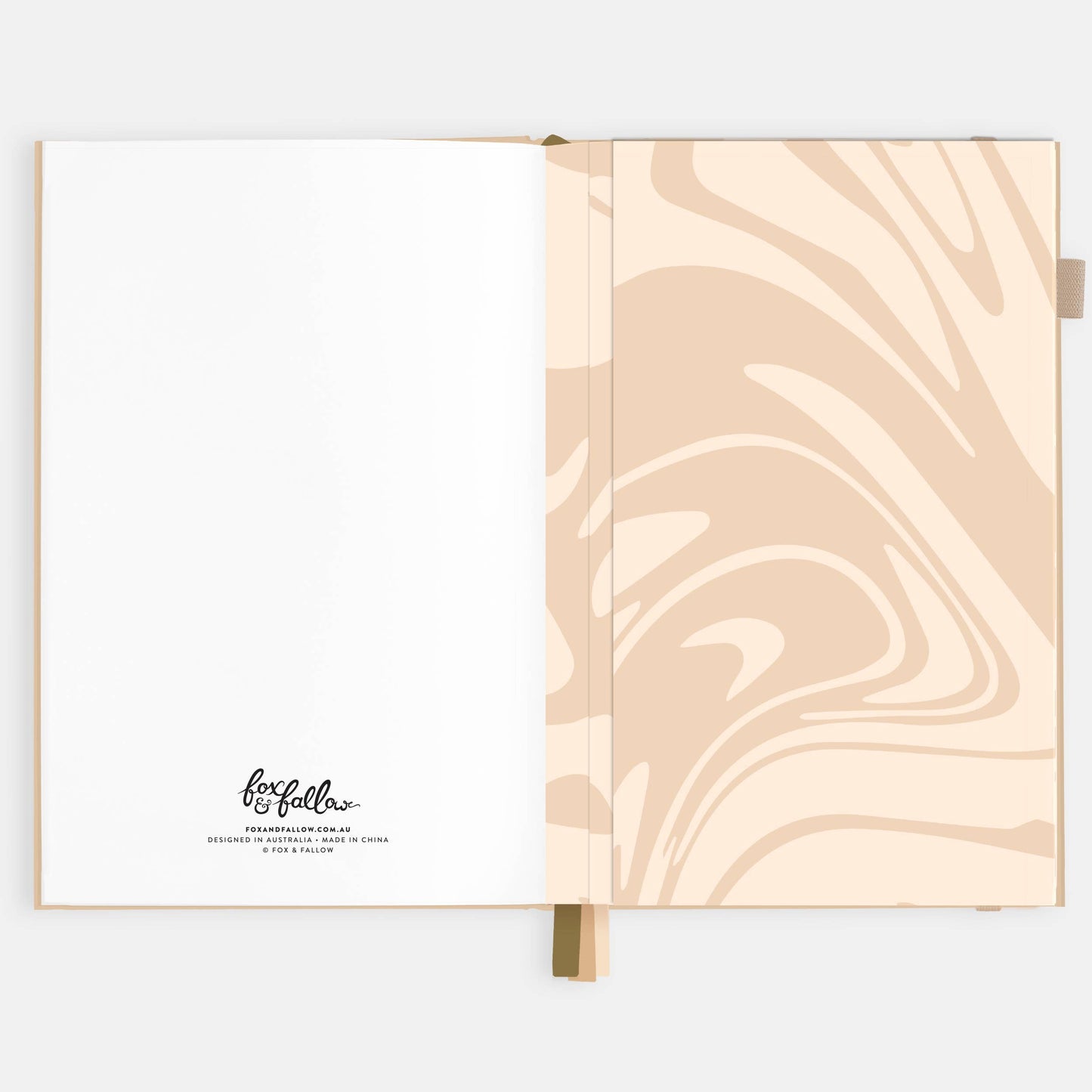 Fox & Fallow - 2026 Taupe A5 Horizontal Planner