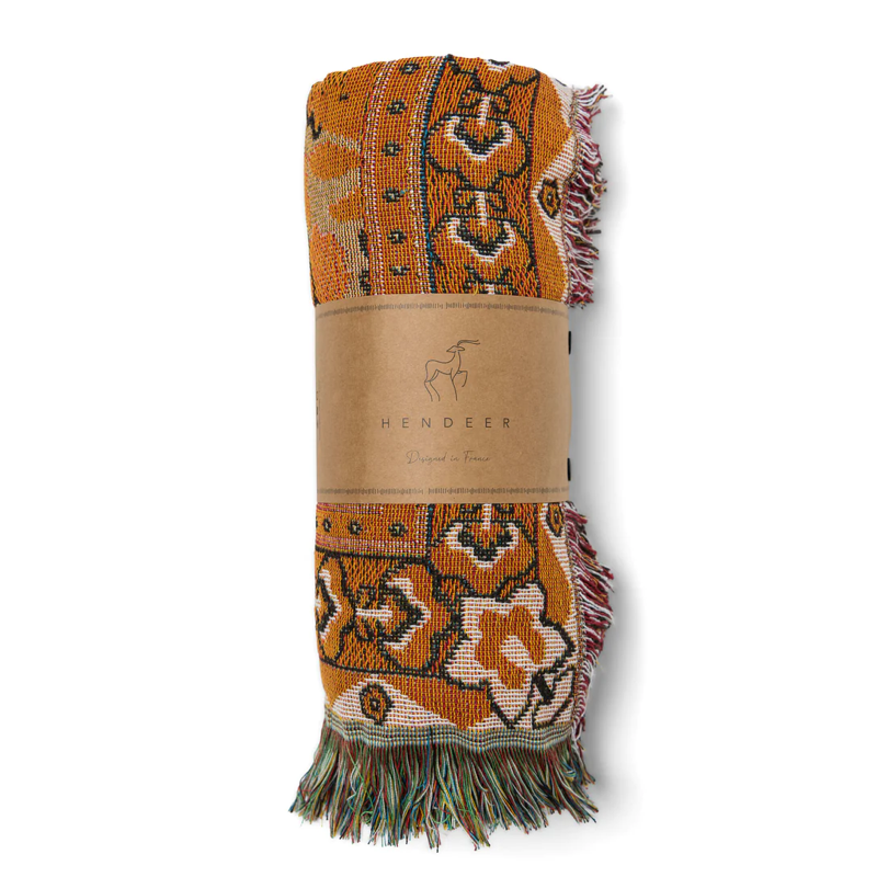 HENDEER - 'Penny Lane' Woven Picnic Rug/Throw - Large