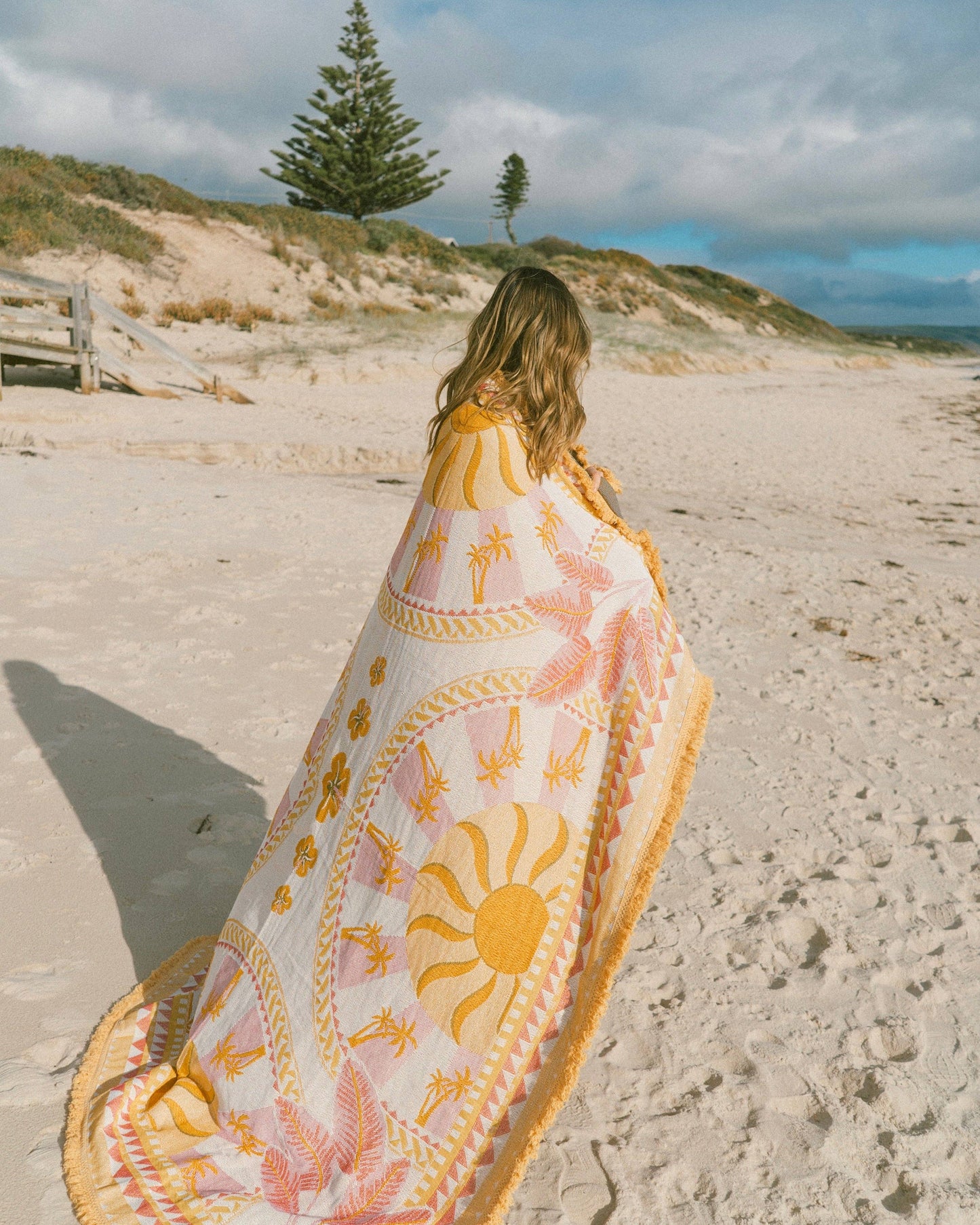 Sunni Scenes - Soli - Picnic Beach Throw Rug - XL