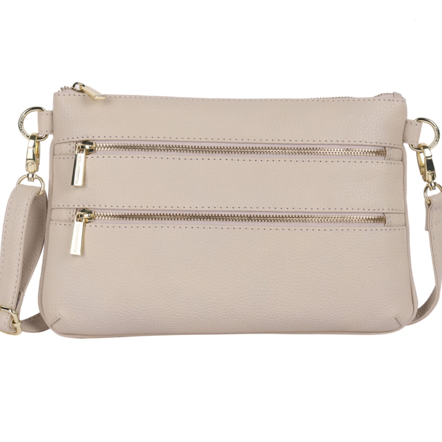 Lawson Leather Cross Body Bag - Vanilla | Rugged Hide
