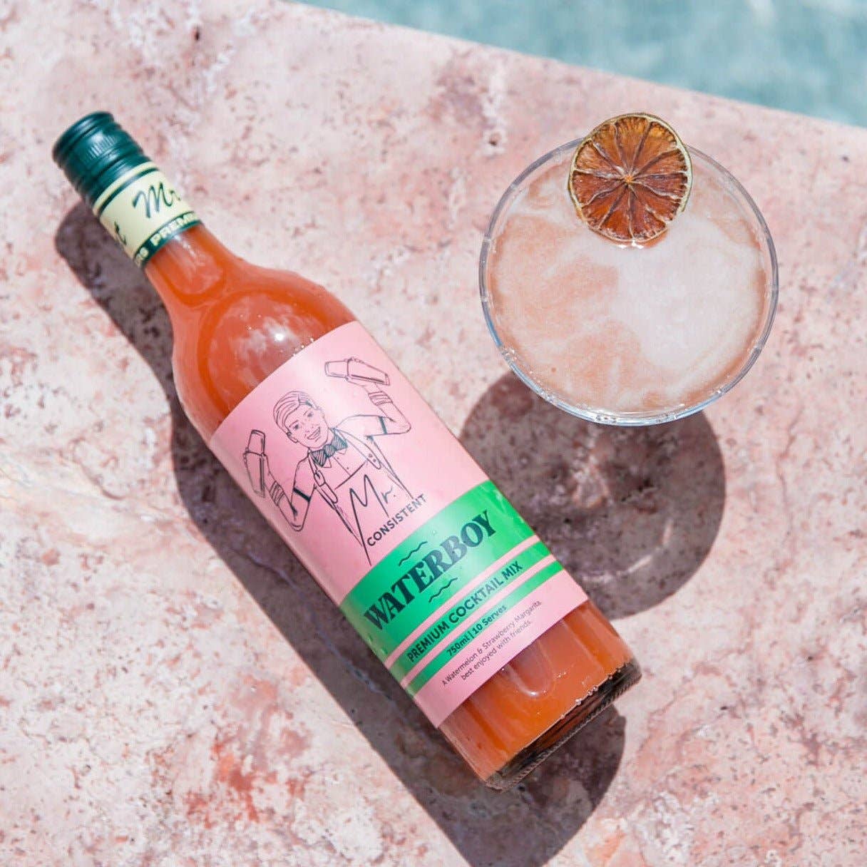 Mr. Consistent - Waterboy (Watermelon Margi) Cocktail Mixer - 10 Serves