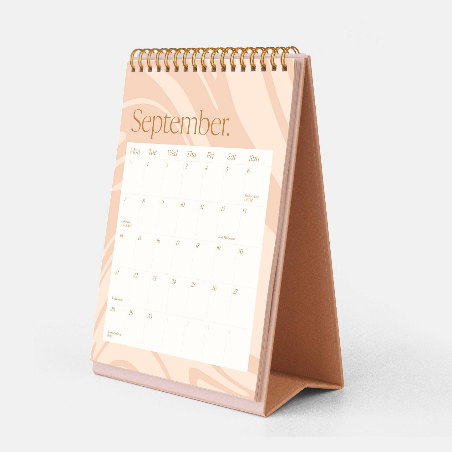 Fox & Fallow - 2026 Rose Check Desk Calendar