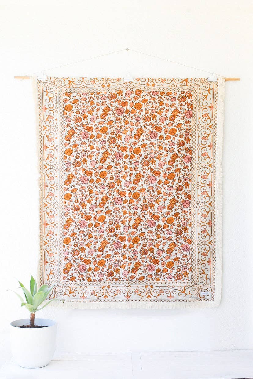 Sunni Scenes - Posie - Picnic Beach Throw Rug - XL