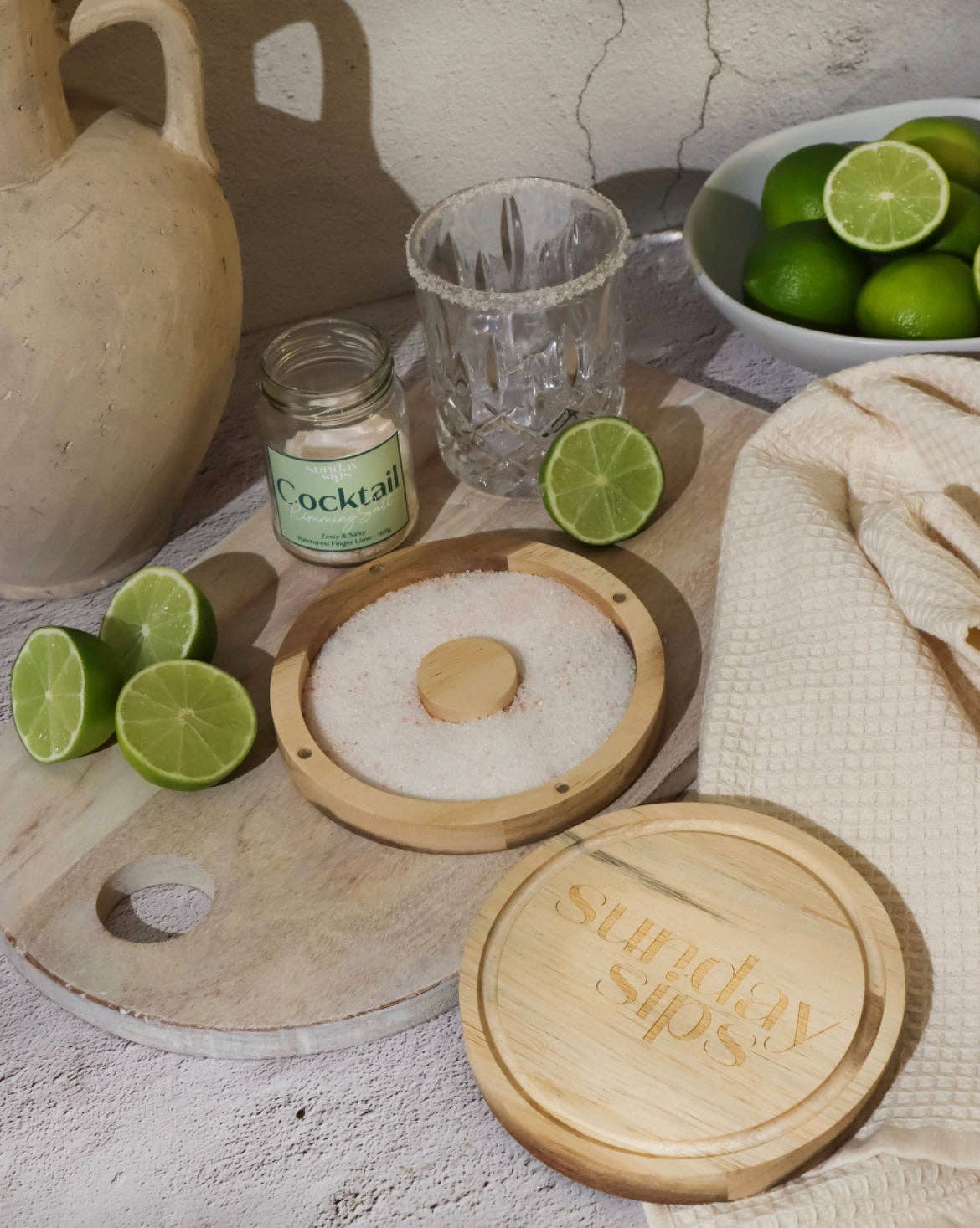 Finger Lime/Salt | Sunday Sips